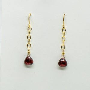 Garnet Regal Earrings