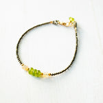 Peridot & Opal Luna  Bracelet