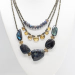 Morning Cloak Blue Labradorite Necklace